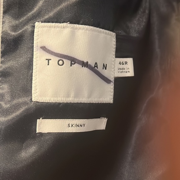 Top man Baby Blue Sport Coat/Blazer - Picture 5 of 6